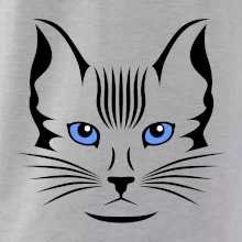 Mačka hlava skica Mačka hlava skica