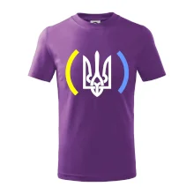 Ukrajina trojzubec s farbami