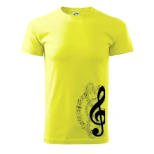 Husľový kľúč a noty