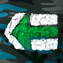 Párová turistická značka zelená