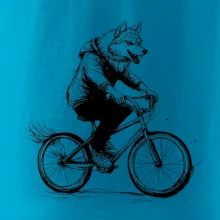 Vlk na bicykli