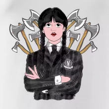 Sekery - holka v čiernom (Pecka design)