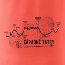 Profil kopca Západné Tatry