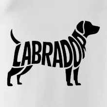 Labrador nápis v tele Labrador nápis v tele