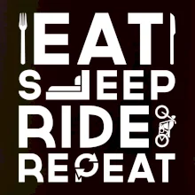 Eat sleep ride moto