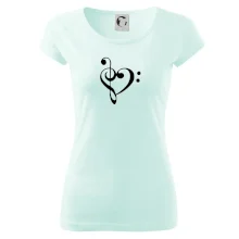 Husľový kľúč srdce Husľový kľúč srdce