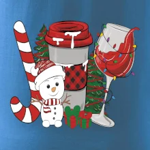 Vianoce, víno a snehuliak