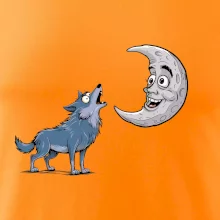 Parové tričko - Vlk a mesiac