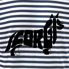 Corgi - nápis v tele Corgi - nápis v tele
