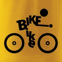 Bike nápis postava Bike nápis postava
