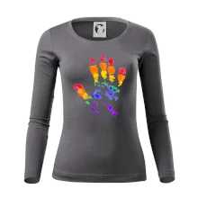 LGBT hand print