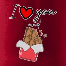 I love you and chocolate