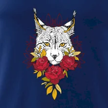 Rys s červenými ružami (Pecka design)