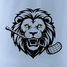 Floorball - Lev s hokejkou v tlamě