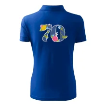 Kvetinové číslo kreslené - 70