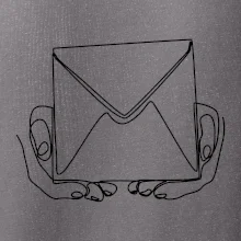 Obálka pôšták jedným ťahom