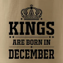 Kings are born in December