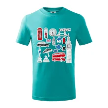 Velká Británie - kreslené ikonky