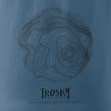 Trosky - vrstevnice v kruhu