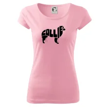 Border kólia písmo v tele