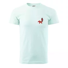 Folklór na prsníku líška