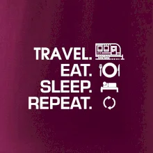 Eat sleep travel - Veľký príves