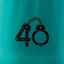 Narodeninové tričko pre policajta - putá 40