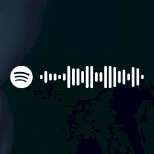 Spotify kód na prsníku