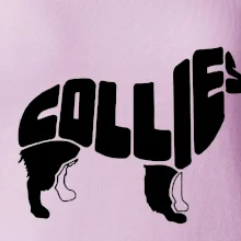 Border kólia písmo v tele