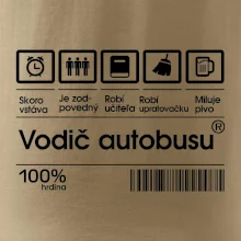 Čiarový kód - Vodič autobusu
