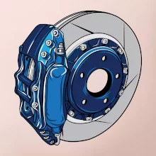 Auto kotúčová brzda