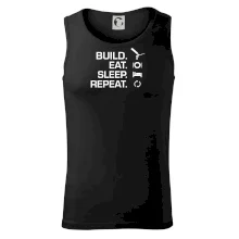 Build eat sleep repeat - montážna pena Build eat sleep repeat - montážna pena