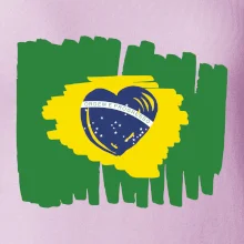Brazília vlajka srdca