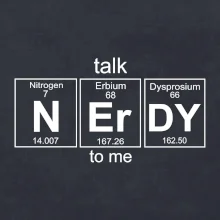 Talk nerdy - periodická tabuľka