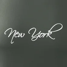 New York nápis písacím New York nápis písacím