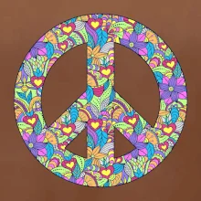 Peace symbol mandela