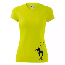 Zamilovaná mačka zozadu Zamilovaná mačka zozadu