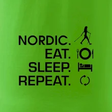 Nordic walking eat sleep