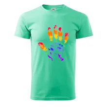 LGBT hand print