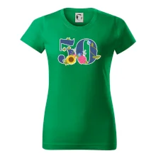 Kvetinové číslo kreslené - 50 Kvetinové číslo kreslené - 50