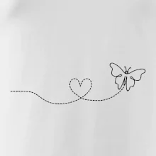 Dráha letu motýľa - srdce Dráha letu motýľa - srdce