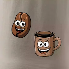 Parové tričko - Hrnček a káva