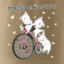 Mačky na bicykli