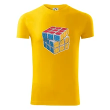 Rubikova kocka kreslená