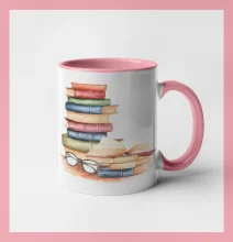 Knihy farebné a okuliare