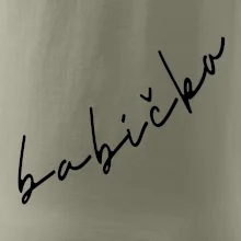 Mikina babička s menami detí