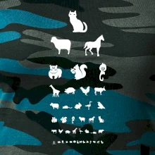 Očný test zvieratká Očný test zvieratká