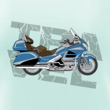 Cestovná motorka Amerika modrá Cestovná motorka Amerika modrá