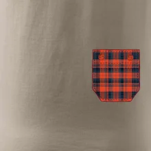 Flanelové triko červené