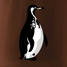 Tučniak čiernobiely z boku